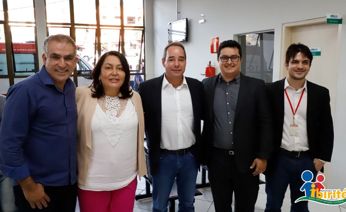 Deputado federal Luis Tibé participa de inauguração da UPA 24 horas de Ibirité