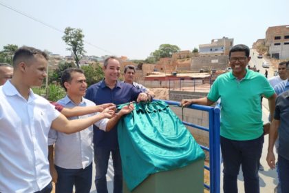 INAUGURADA OBRA DE PONTE E ASFALTAMENTO EM NOVA SERRANA