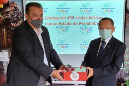 Deputado federal Sebastião Oliveira e o governo de Taiwan se unem no combate à fome