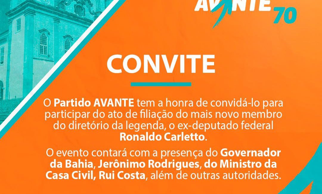 AVANTE BAHIA REALIZARÁ ENCONTRO ESTADUAL