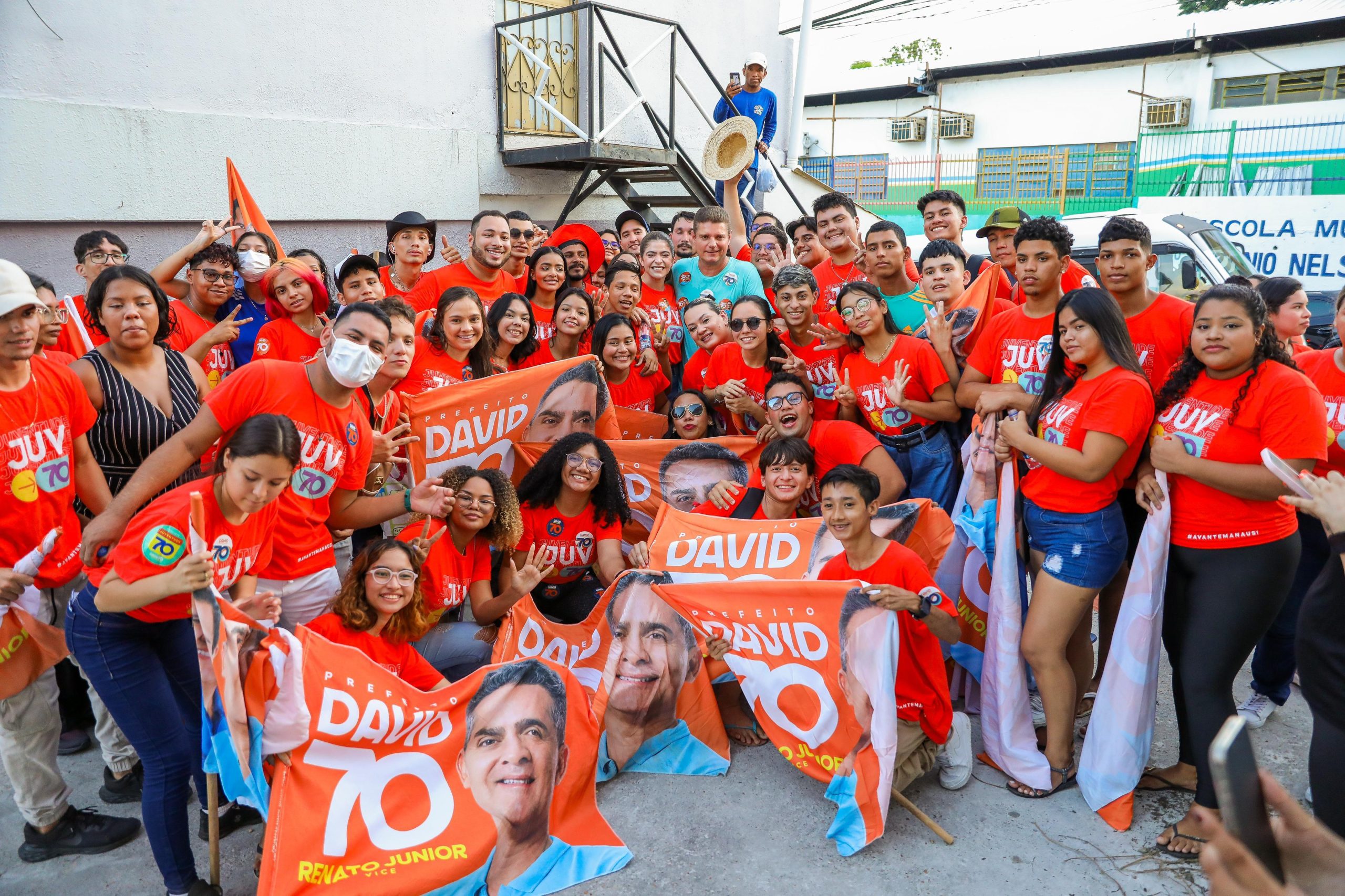 Juventude do Avante Amazonas intensifica ações em Manaus em apoio à campanha de David Almeida e registra alta adesão